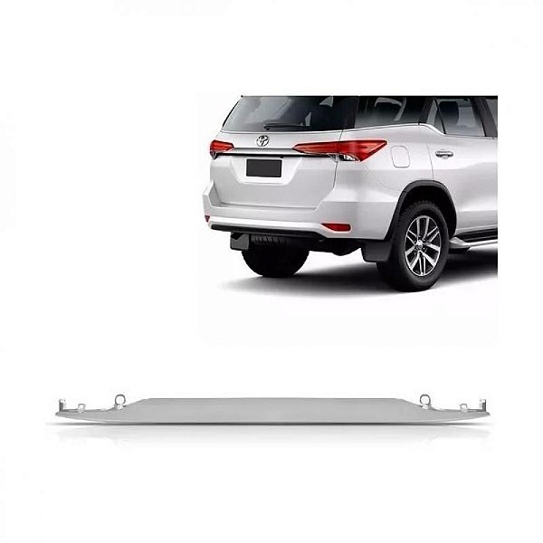 Friso da tampa do porta malas hilux SW4 toyota de 2016 a 2023 cromado