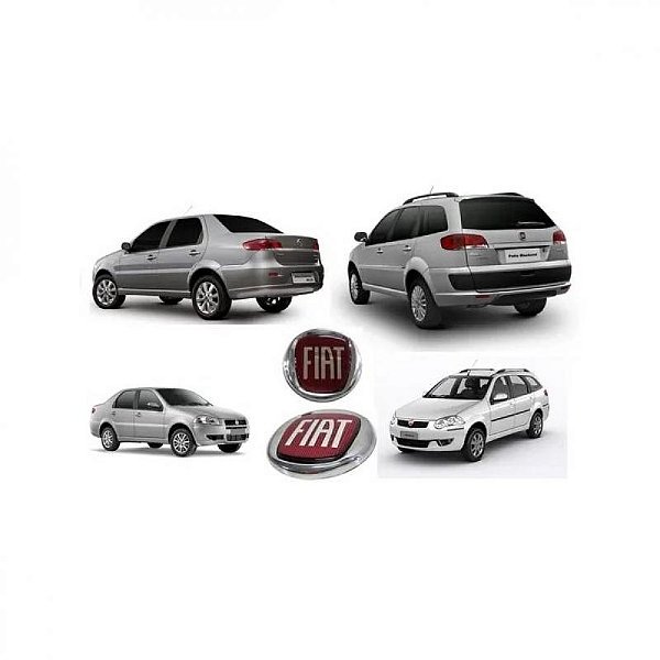 Emblema siena e stilo fiat de 2007 a 2012 traseiro preto e vermelho tipo zoiao para todos