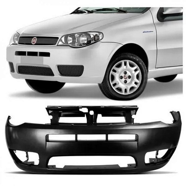 Para choque palio fiat de 2004 a 2015 e siena fiat de 2004 a 2011 dianteiro tipo zoiao economy