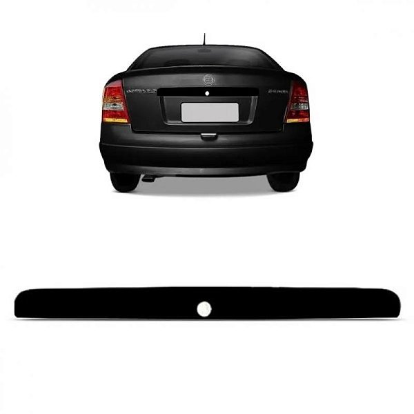 Friso do porta malas astra chevrolet de 1998 a 2002 preto hatch