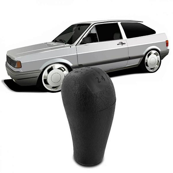 Bola de câmbio gol volkswagen de 1987 a 1996 cinza quatro marchas antena