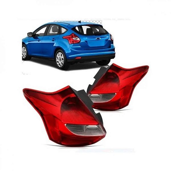 Lanterna focus ford de 2014 a 2015 traseira lado esquerdo hatch