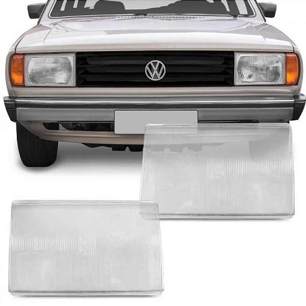 Lente de farol voyage volkswagen de 1987 a 1990 lado direito
