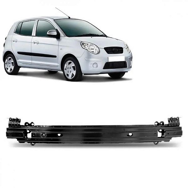 Alma de para choque picanto kia de 2008 a 2011 dianteira