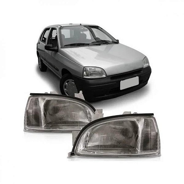 Farol clio renault de 1996 a 1998 lado direito