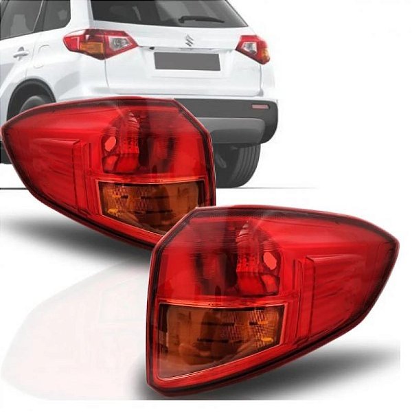 Lanterna vitara suzuki de 2016 a 2017 traseira lado esquerdo de canto