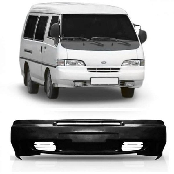Para choque h100 hyundai de 1995 a 1996 dianteiro