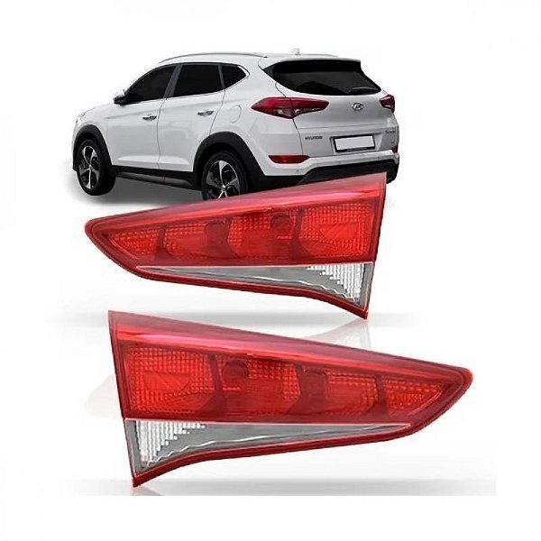 Lanterna tucson hyundai de 2017 a 2022 traseira da mala lado esquerdo sem LED