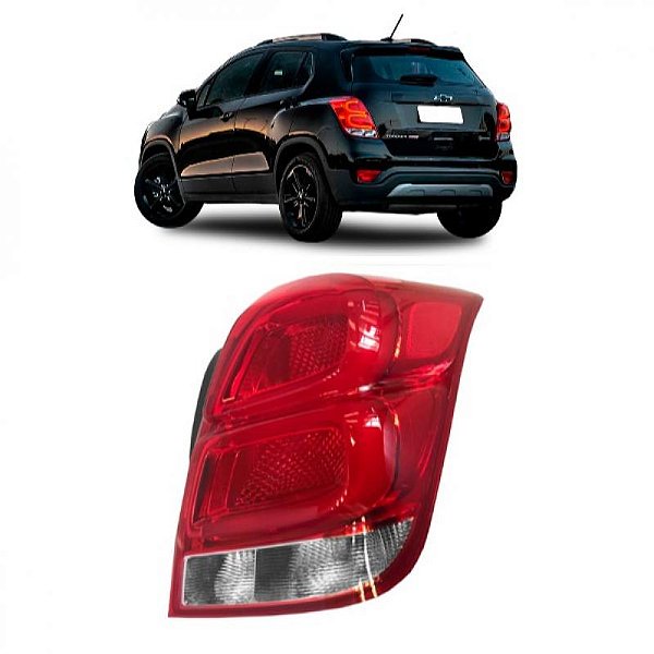 Lanterna tracker chevrolet de 2017 a 2019 traseira lado esquerdo com LED