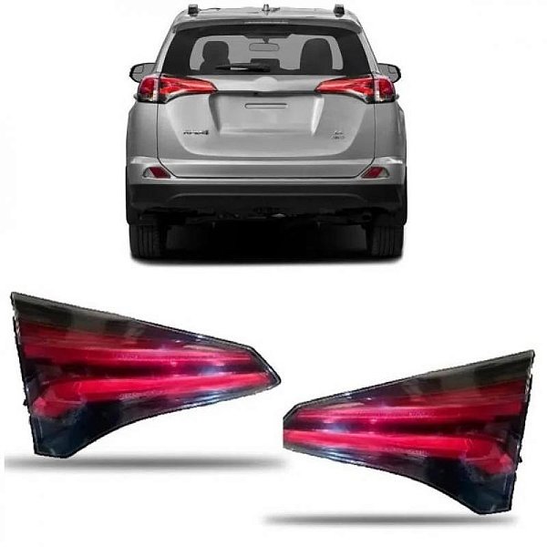 Lanterna rav4 toyota de 2016 a 2018 traseira da tampa lado direito sem LED