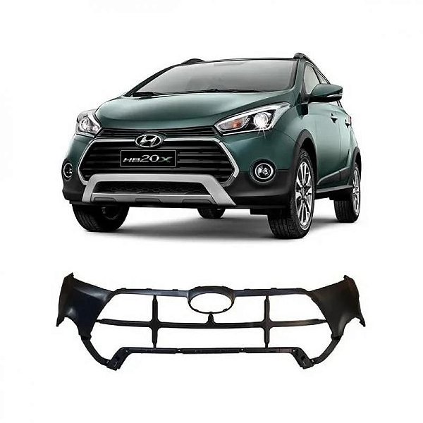 Para choque hb20x hyundai de 2016 a 2019 dianteiro hatch