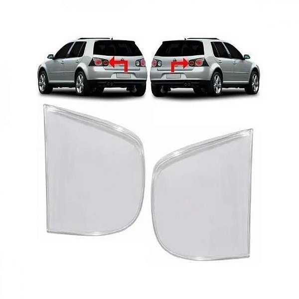 Lente da lanterna golf volkswagen de 2008 a 2013 traseira da mala lado esquerdo
