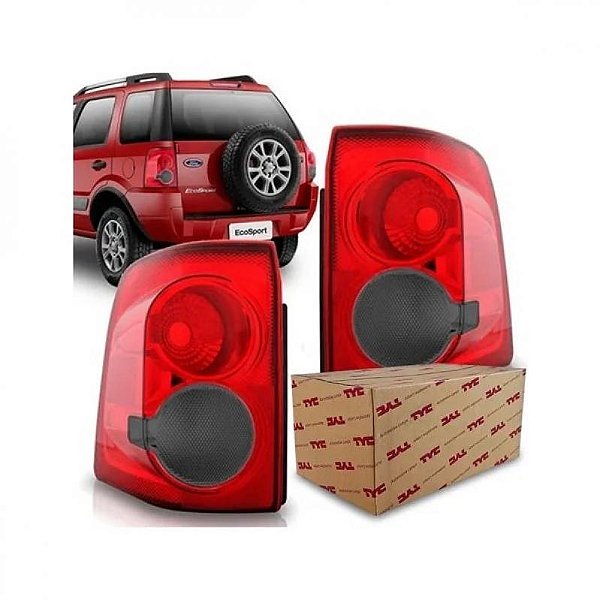 Lanterna ecosport ford de 2008 a 2012 traseira lado direito fumê