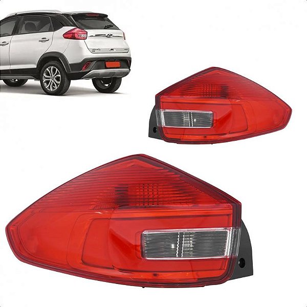 Lanterna tiggo 2 chery de 2018 a 2022 traseira lado direito com LED