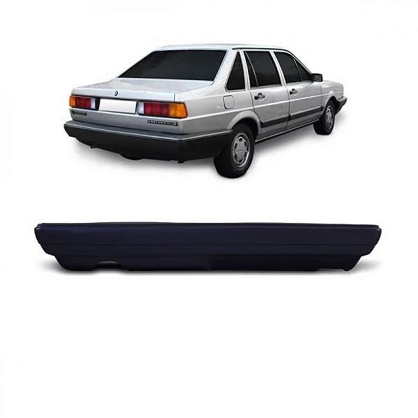 Para choque santana volkswagen de 1987 a 1990 traseiro preto versão gls