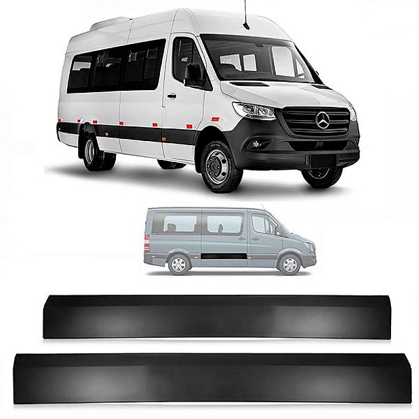 Friso da porta de correr sprinter mercedes benz de 2020 a 2025 lado direito
