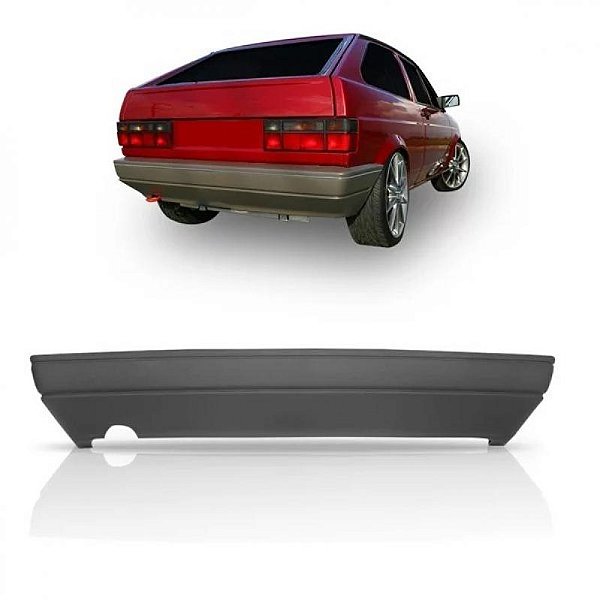 Para choque gol volkswagen de 1987 a 1994 traseiro cinza claro