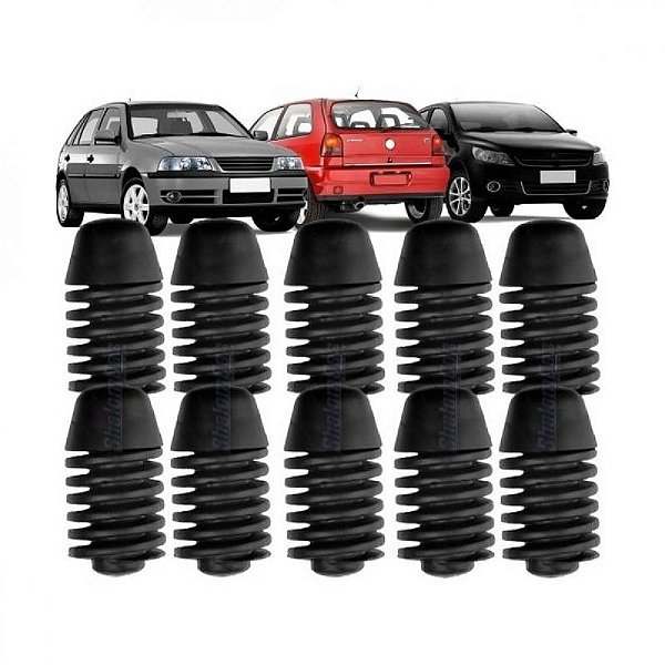 Batente do capô gol parati e saveiro volkswagen de 1999 a 2012 conjunto com 10 peças