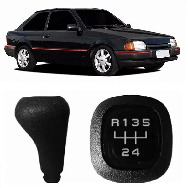 Bola de câmbio escort ford de 1993 a 1996 carcaça preta zetec com ré para frente