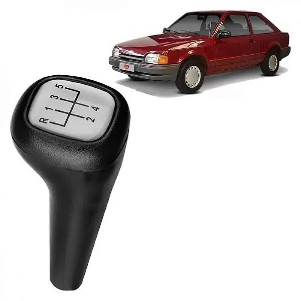 Bola de câmbio escort ford de 1993 a 1996 prata zetec com ré para frente