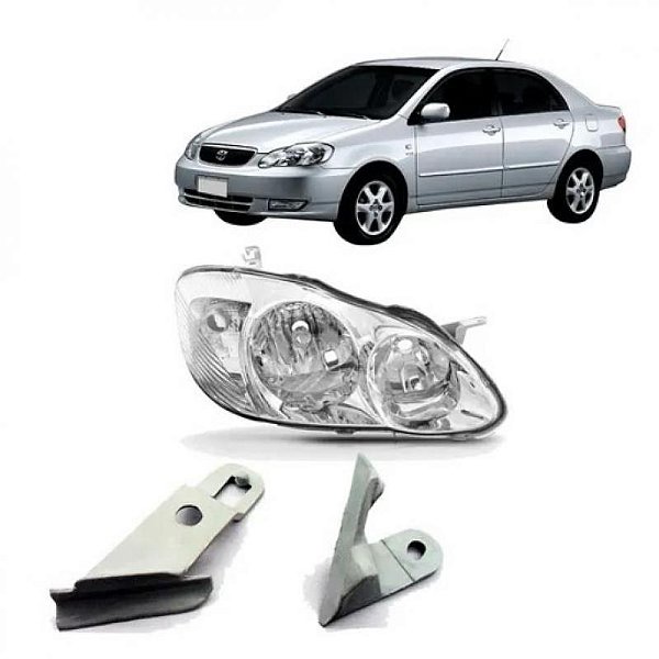 Garra de farol corolla toyota de 2003 a 2008 lado esquerdo