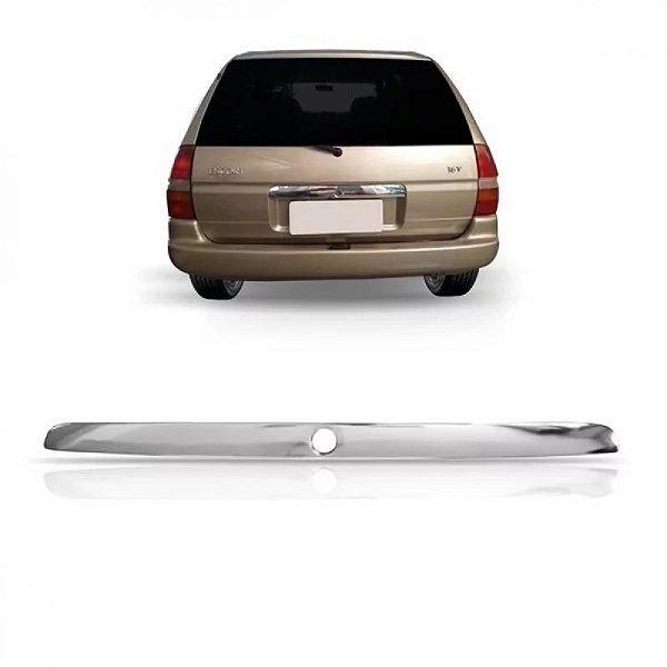 Friso da tampa do porta malas escort ford de 1997 a 2002 cromado zetec hatch