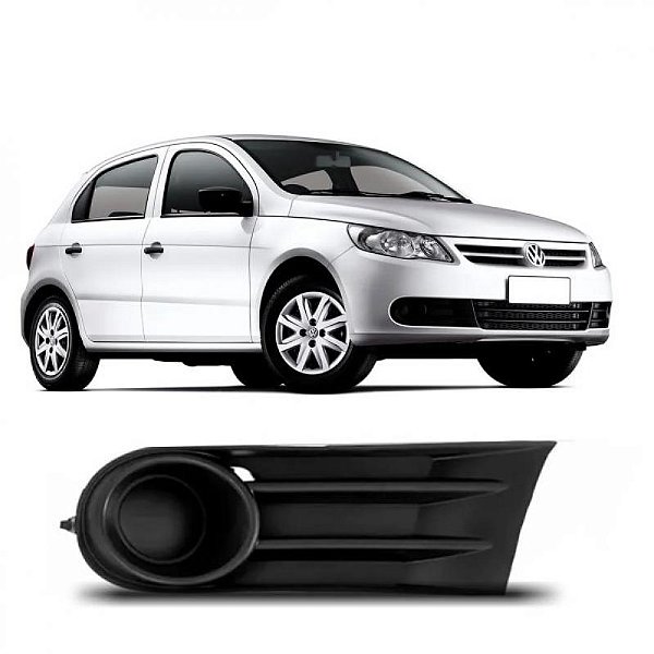 Grade do para choque gol volkswagen de 2009 a 2012 dianteira lado esquerdo sem furo geração 5