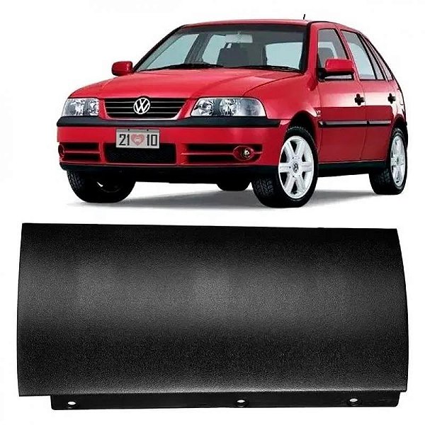 Tampa calço de airbag gol volkswagen de 1999 a 2005 geração três ponteira para choque