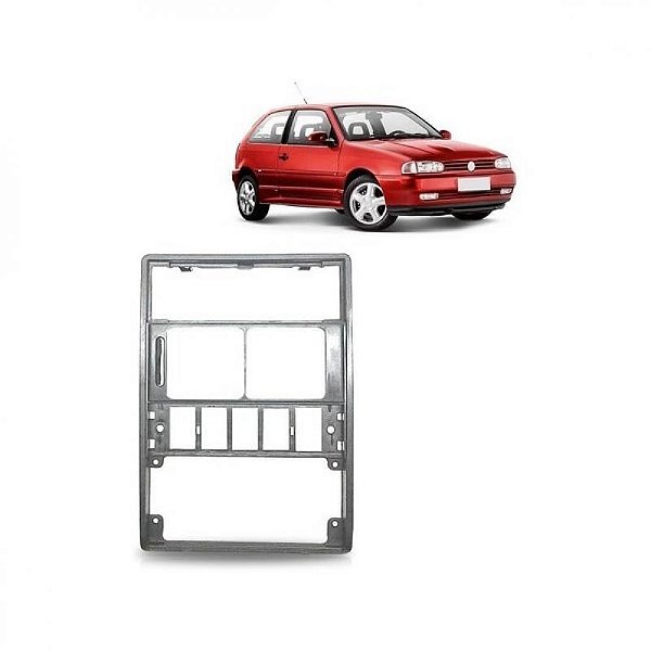 Moldura inferior para choque do painel gol volkswagen de 1995 a 1999 cromada sem difusor
