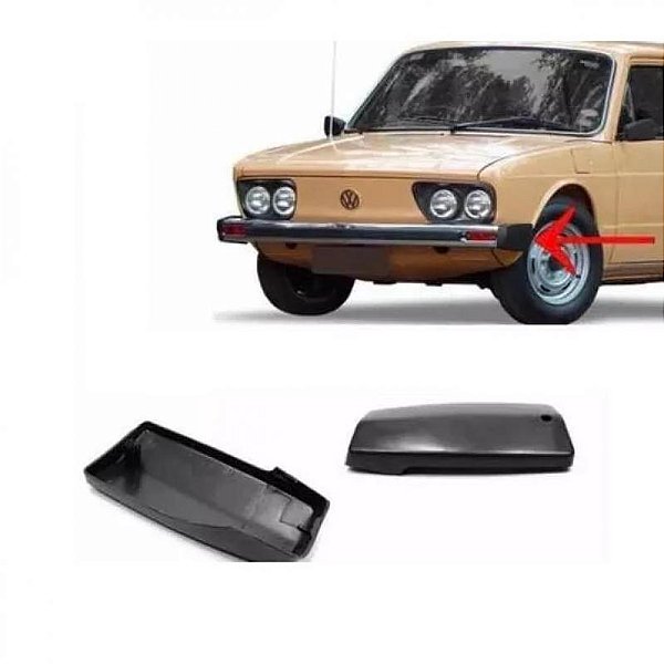 Ponteira de para choque brasília volkswagen de 1978 a 1984 dianteira esquerda e traseira direita