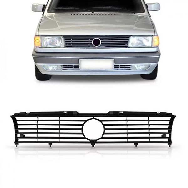 Grade do radiador gol volkswagen de 1991 a 1996 carcaça preta