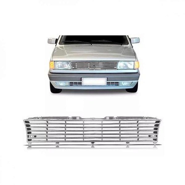 Grade do radiador gol volkswagen de 1991 a 1996 cinza claro sem emblema