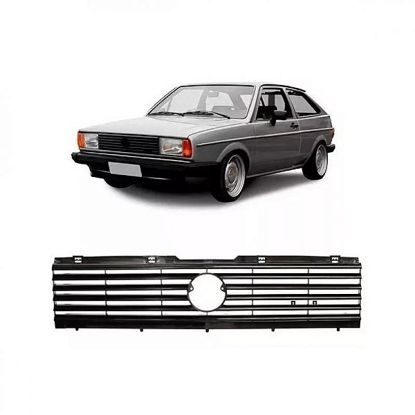 Grade do radiador gol volkswagen de 1982 a 1986 preto água