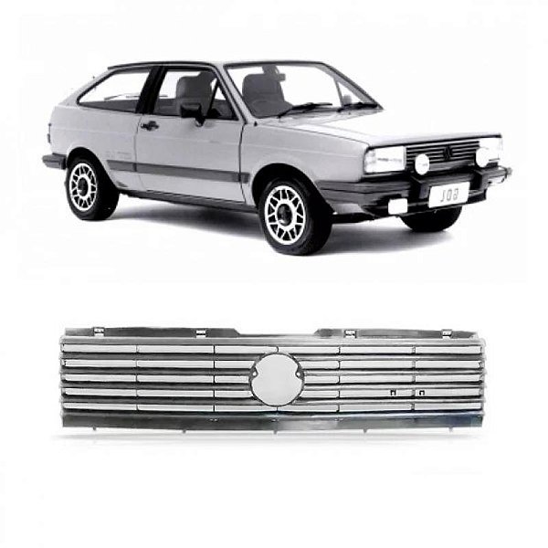 Grade do radiador gol volkswagen de 1982 a 1986 cinza água