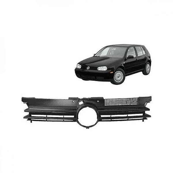 Grade do radiador golf volkswagen de 1999 a 2006 preta