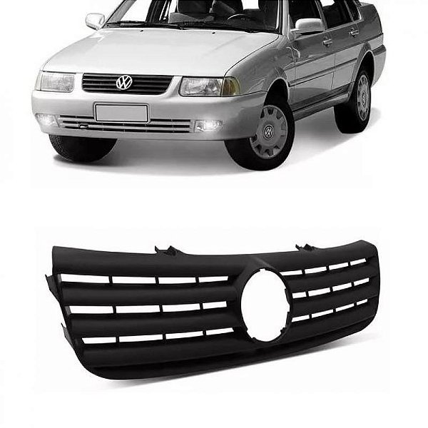 Grade do radiador santana volkswagen de 1999 a 2006 preto