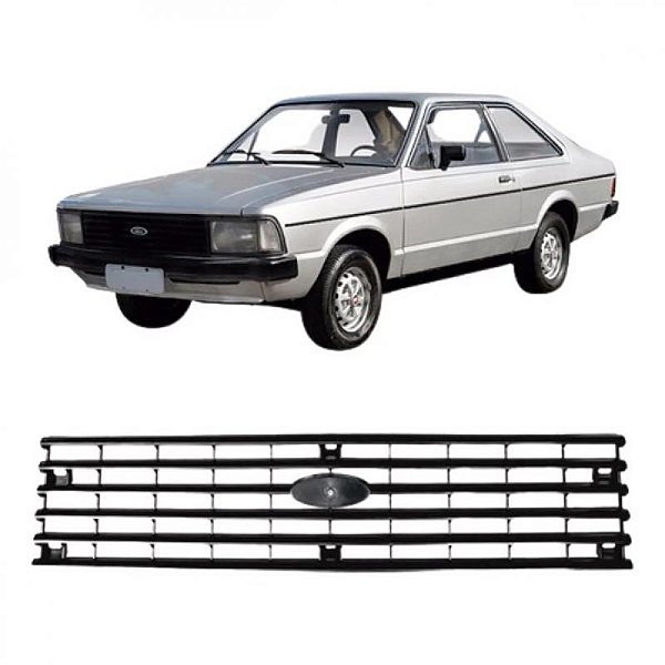 Grade do radiador corcel ii belina ford de 1979 a 1984 preto
