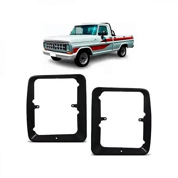 Aro do farol f1000 e f4000 ford de 1979 a 1992 lado direito