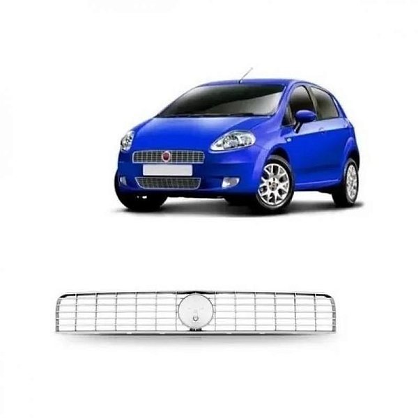 Grade do radiador punto fiat de 2007 a 2012 prata