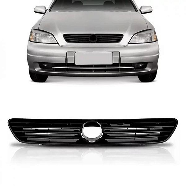 Grade do radiador astra chevrolet de 1998 a 2002 carcaça preta