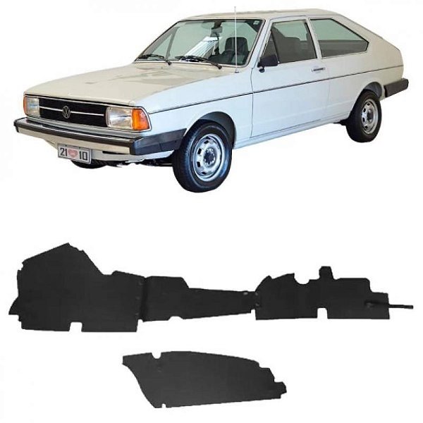Guia de entrada de ar do radiador passat volkswagen de 1973 a 1978 conjunto