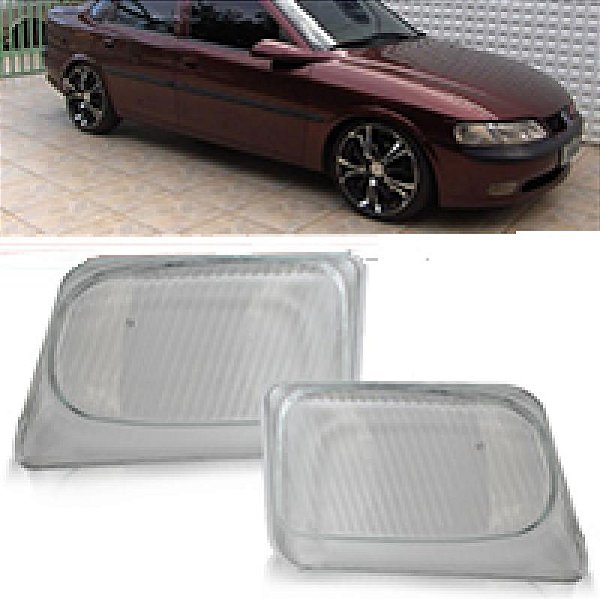 Lente do farol auxiliar vectra chevrolet de 1997 a 1999 lado direito