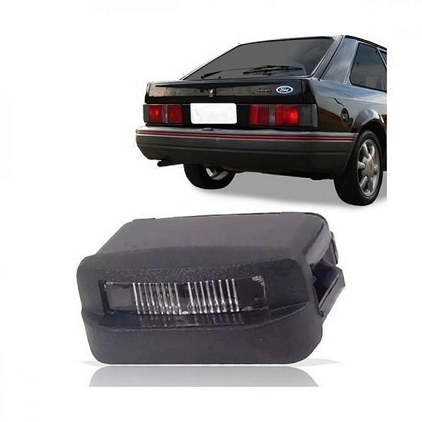 Lanterna de placa escort ford de 1987 a 1995 verona ford e apollo volkswagen de 1990 a 1992