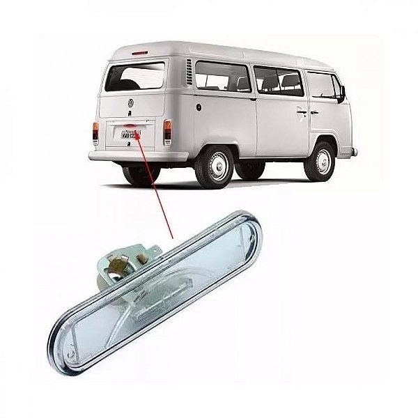 Lanterna de placa kombi volkswagen de 1998 a 2013