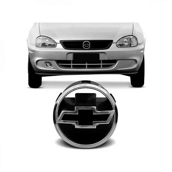Emblema corsa chevrolet de 2000 a 2004 grade gravata
