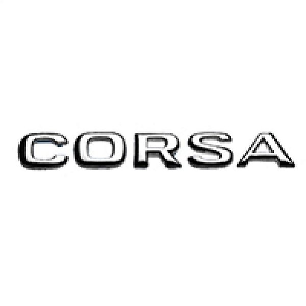 Emblema corsa chevrolet de 2002 a 2003 cromado general motors