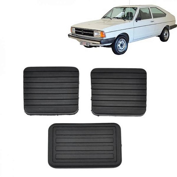 Conjunto de pedaleira gol e passat e voyage volkswagen de 1980 a 1983