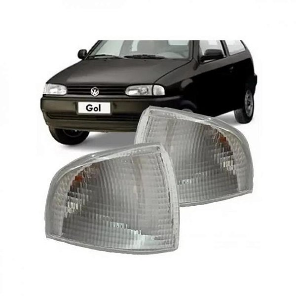 Lanterna gol volkswagen de 1995 a 1999 dianteira lado direito cristal modelo cibie