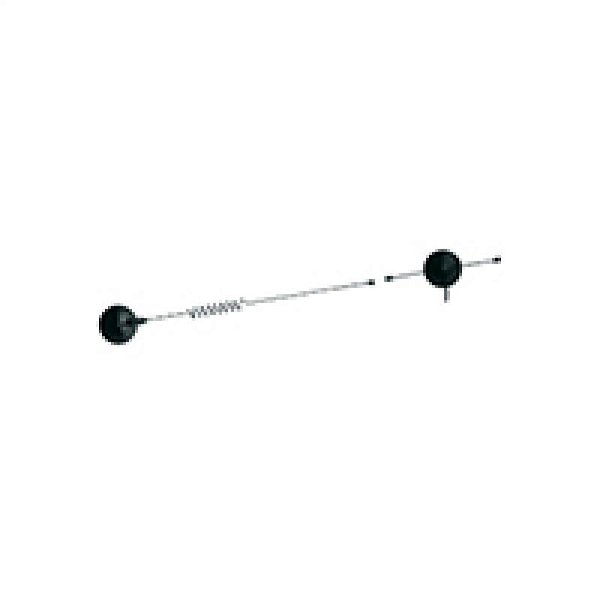 Antena celular carcaça preta com LED