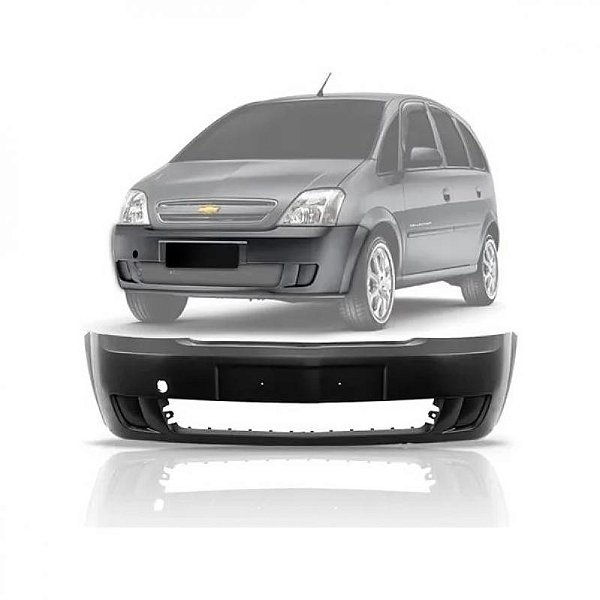Para choque meriva chevrolet de 2002 a 2012 dianteiro sem furo